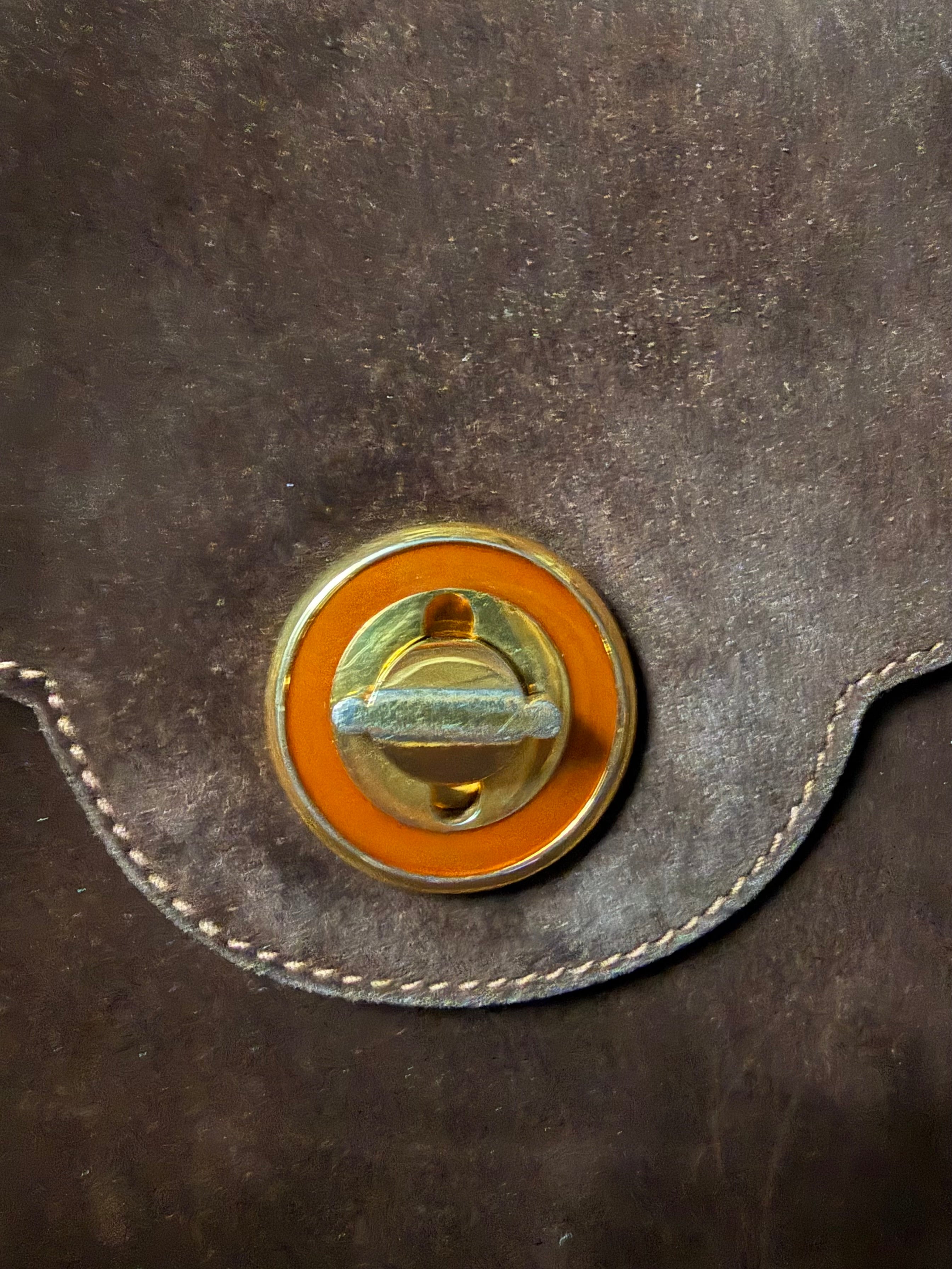 Gucci Vintage '70s Suede Shoulder