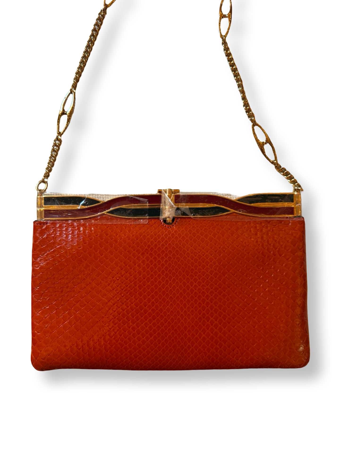 Gucci Broadway Python Evening Clutch