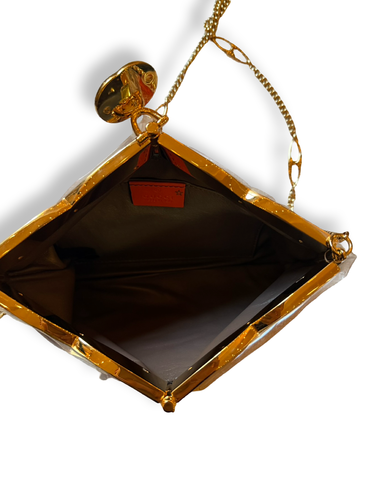 Gucci Broadway Python Evening Clutch