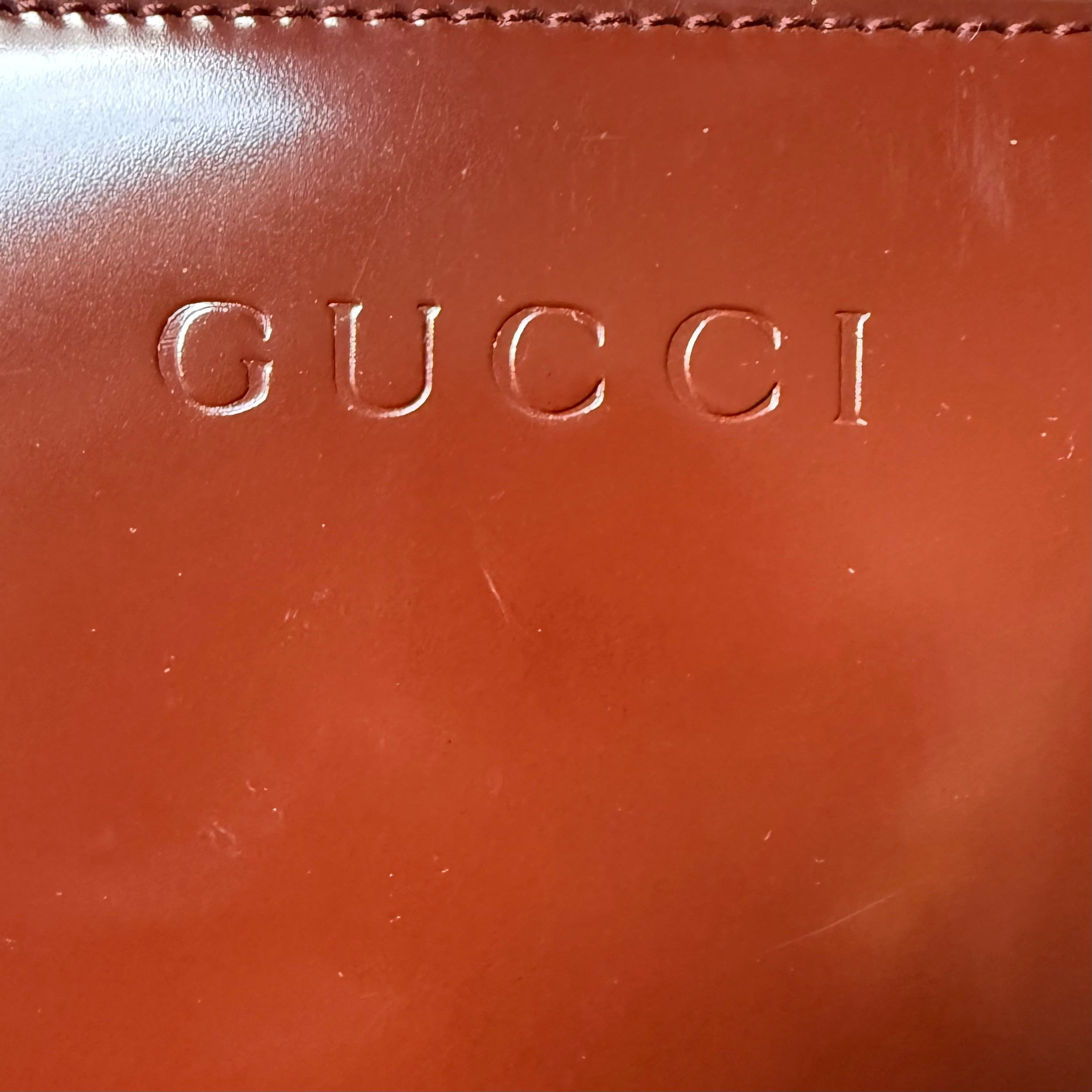 Gucci Vintage Patent Leather Tote authentic