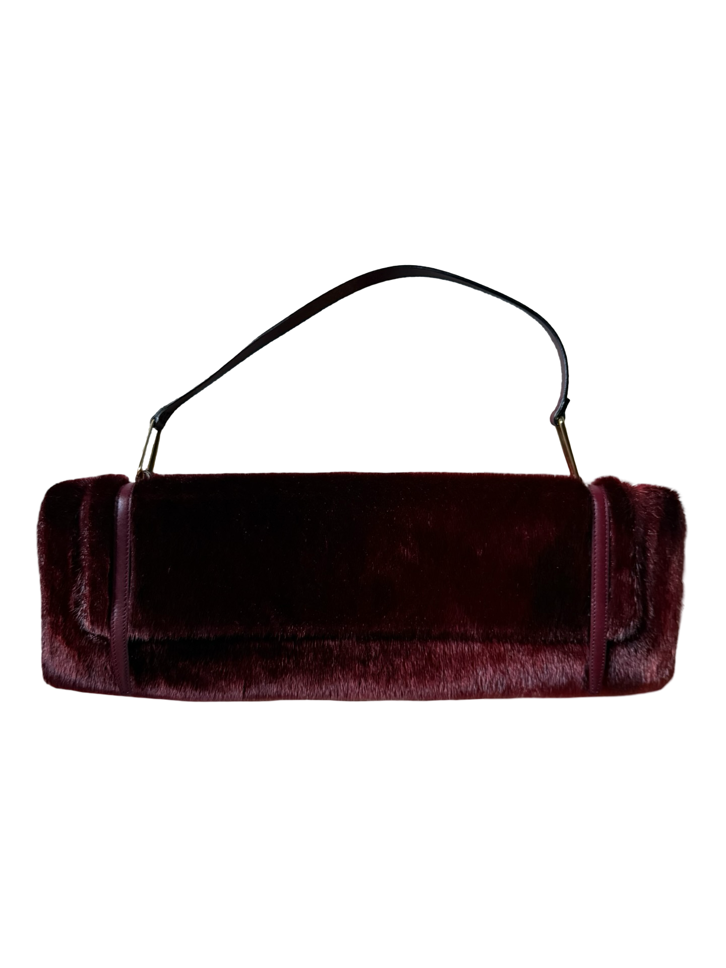 Loewe Fur East to West Shoulder Clutch