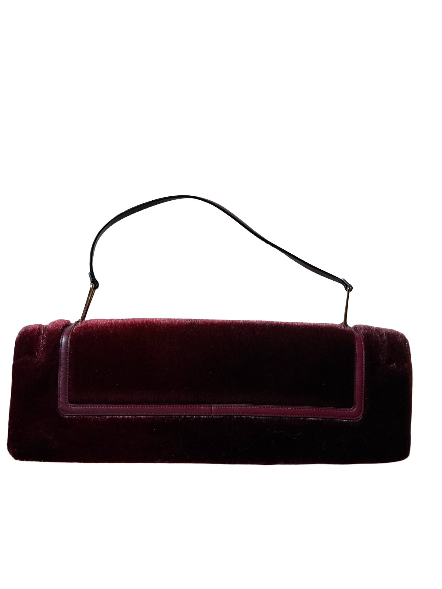 Loewe Fur East to West Shoulder Clutch