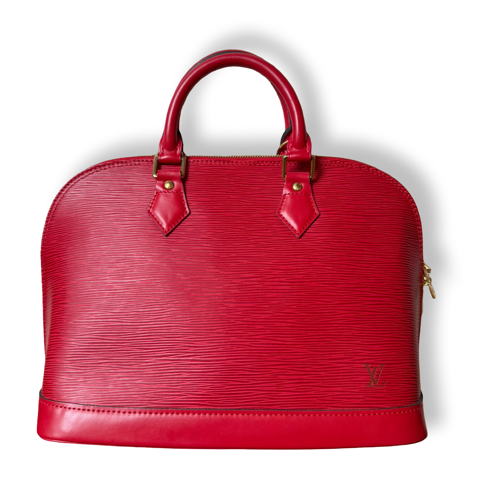 Louis Vuitton Alma Epi Leather PM Red Vintage 00s Authentic