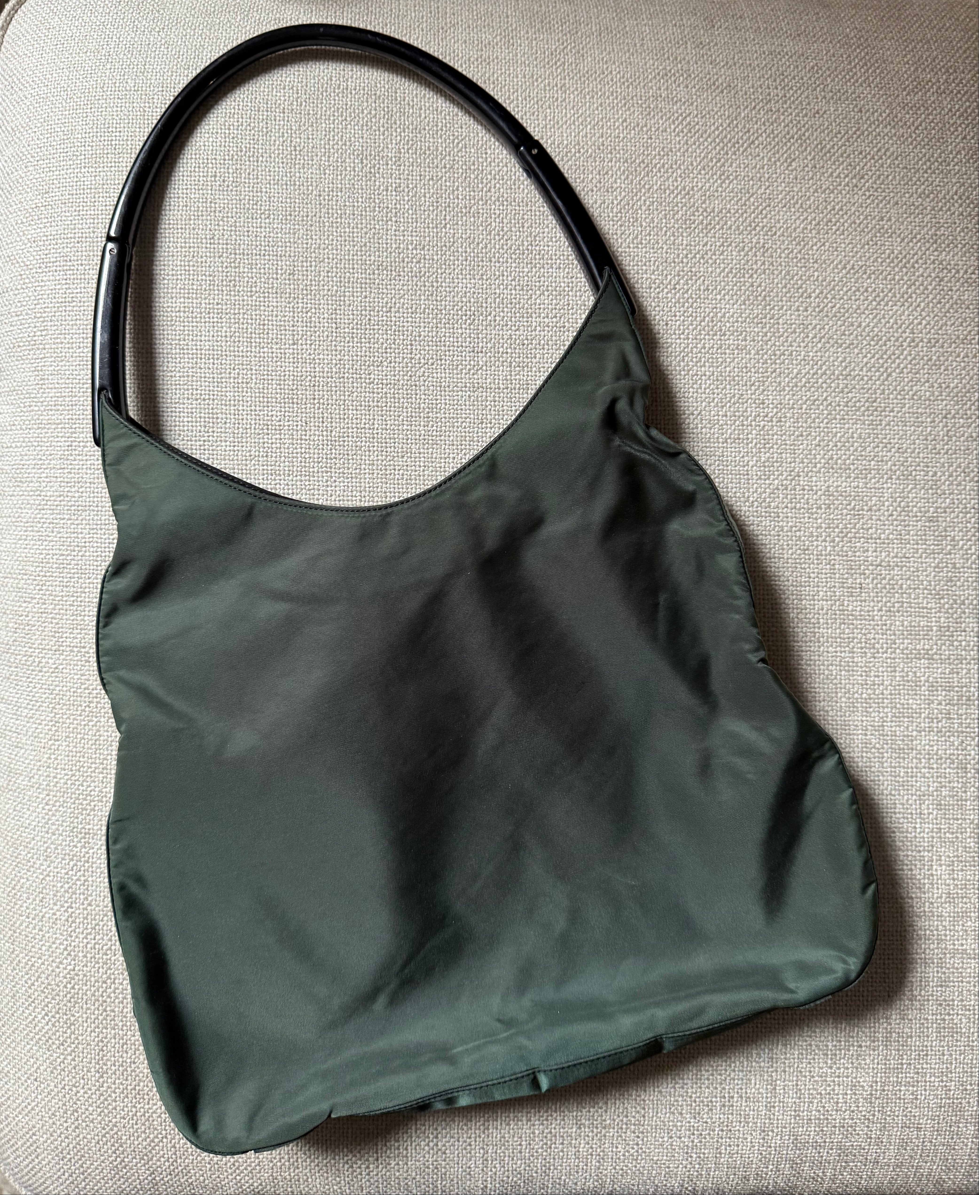 North to South Nylon Shoulder Vintage Authentic Prada 