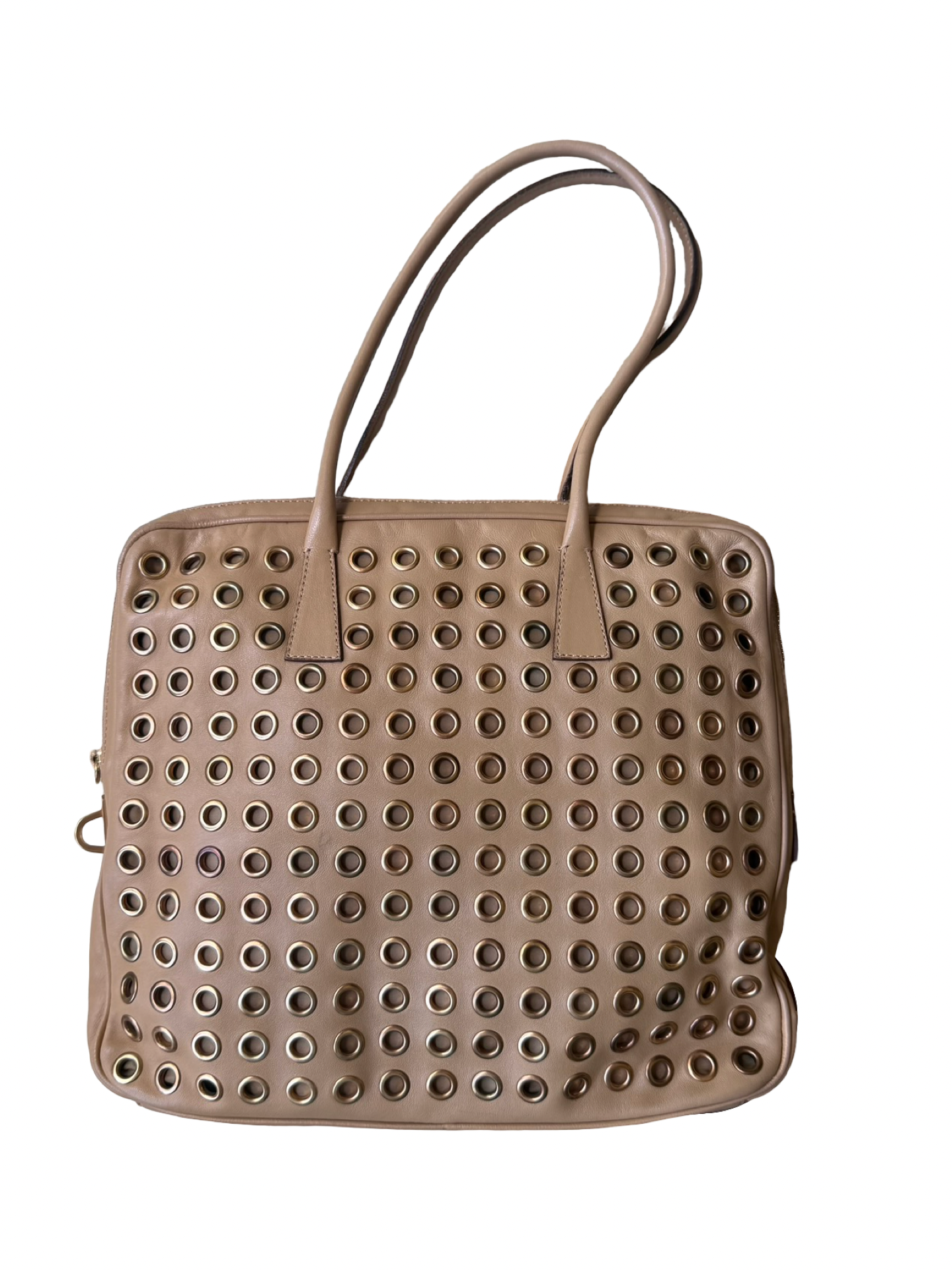 Prada Vintage Rivet Miele Bag
