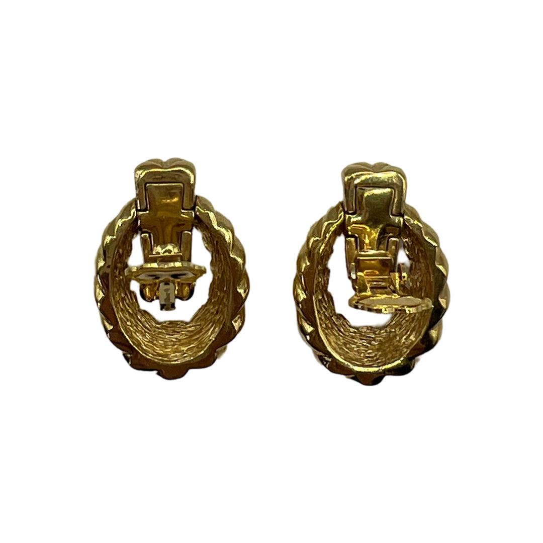 Gold Vintage Christian Dior Earrings