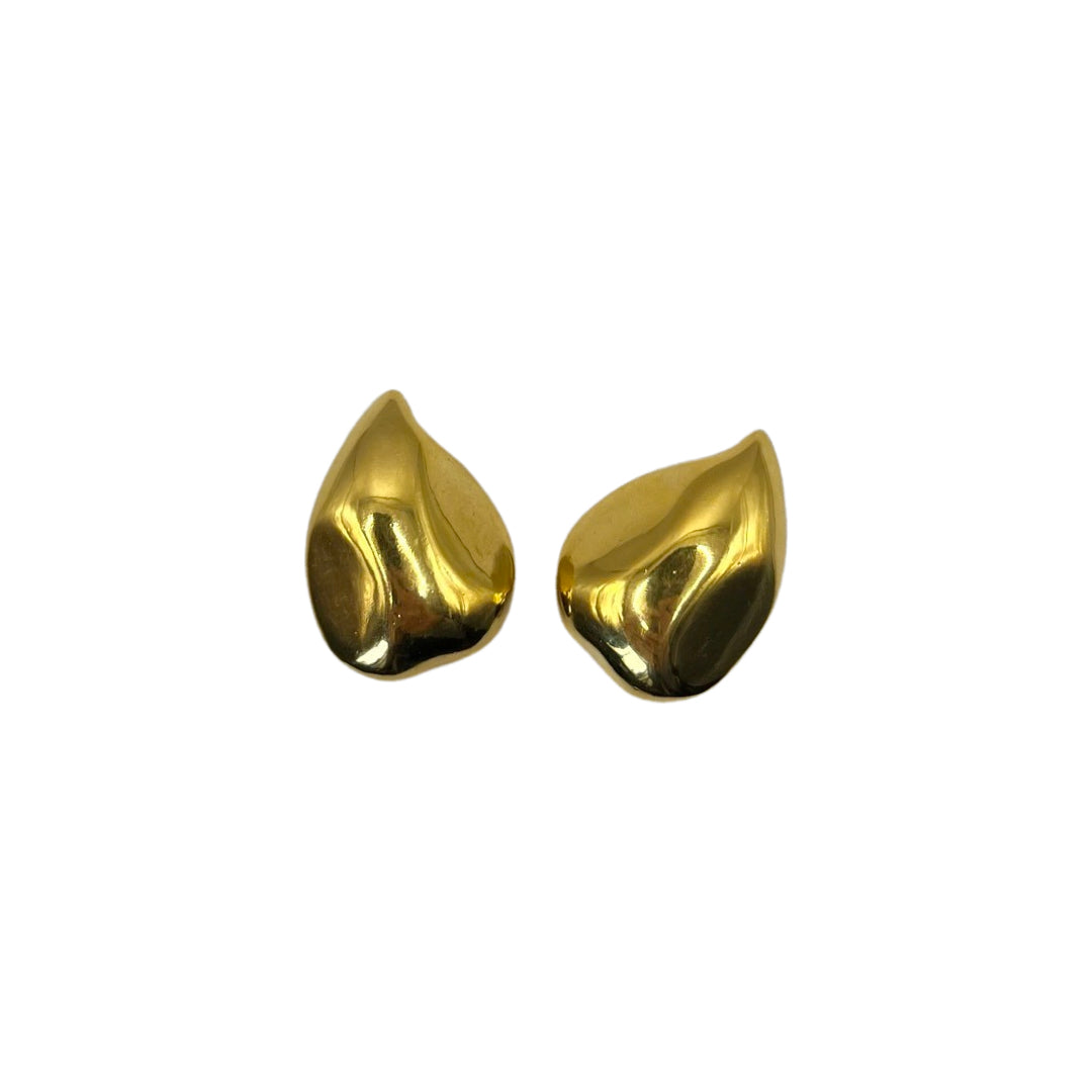 Saint Laurent Vintage Gold Teardrop earrings