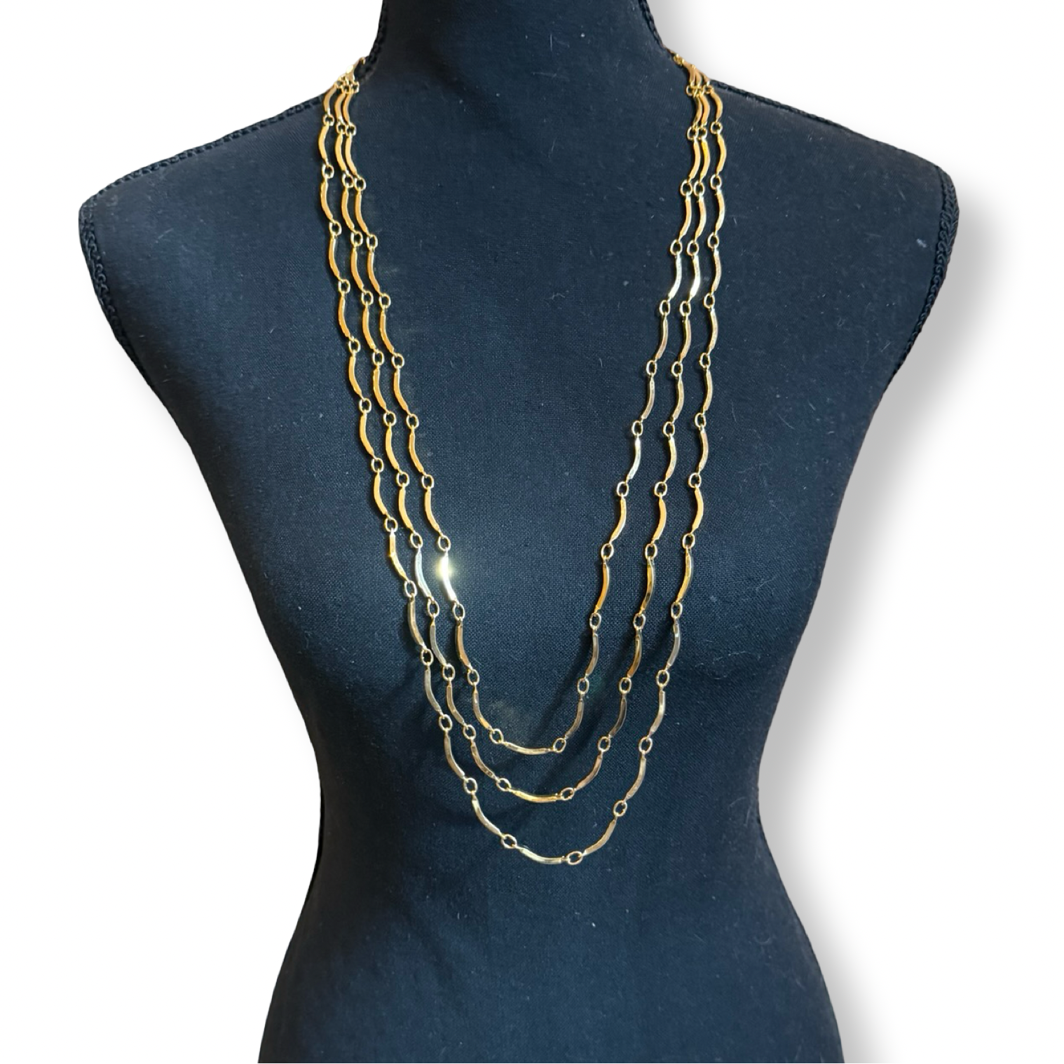 Yves Saint Laurent Vintage Tiered Necklace