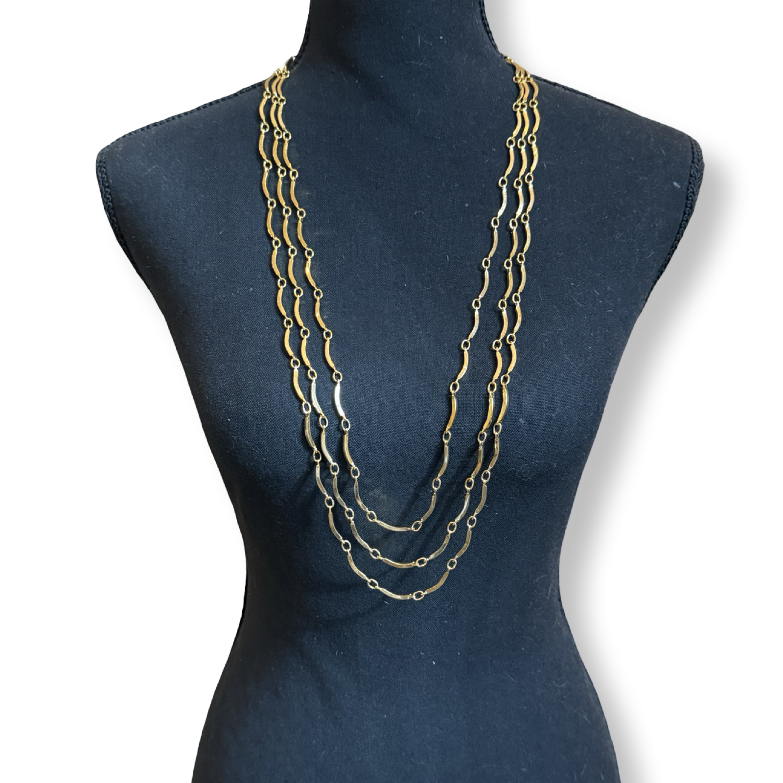 Yves Saint Laurent Vintage Tiered Necklace