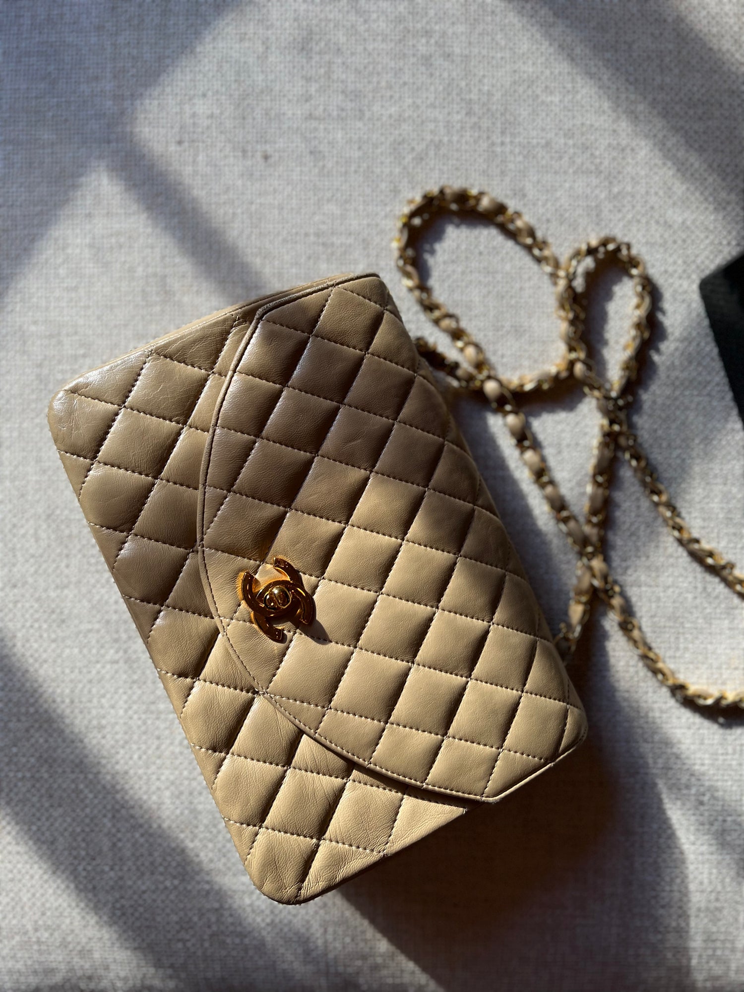 Chanel Vintage Half Moon Classic Flap The Vintage New Yorker