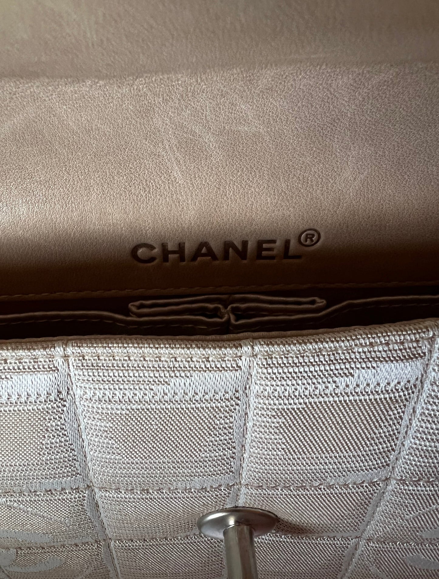 Chanel 2002 chocolate bar bag nylon