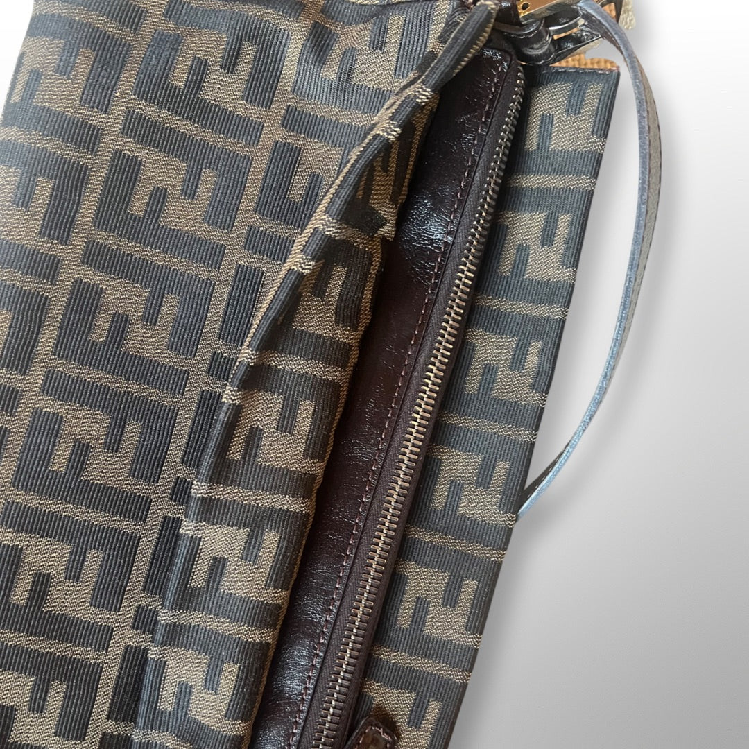 Vintage fendi sales zucca shoulder bag