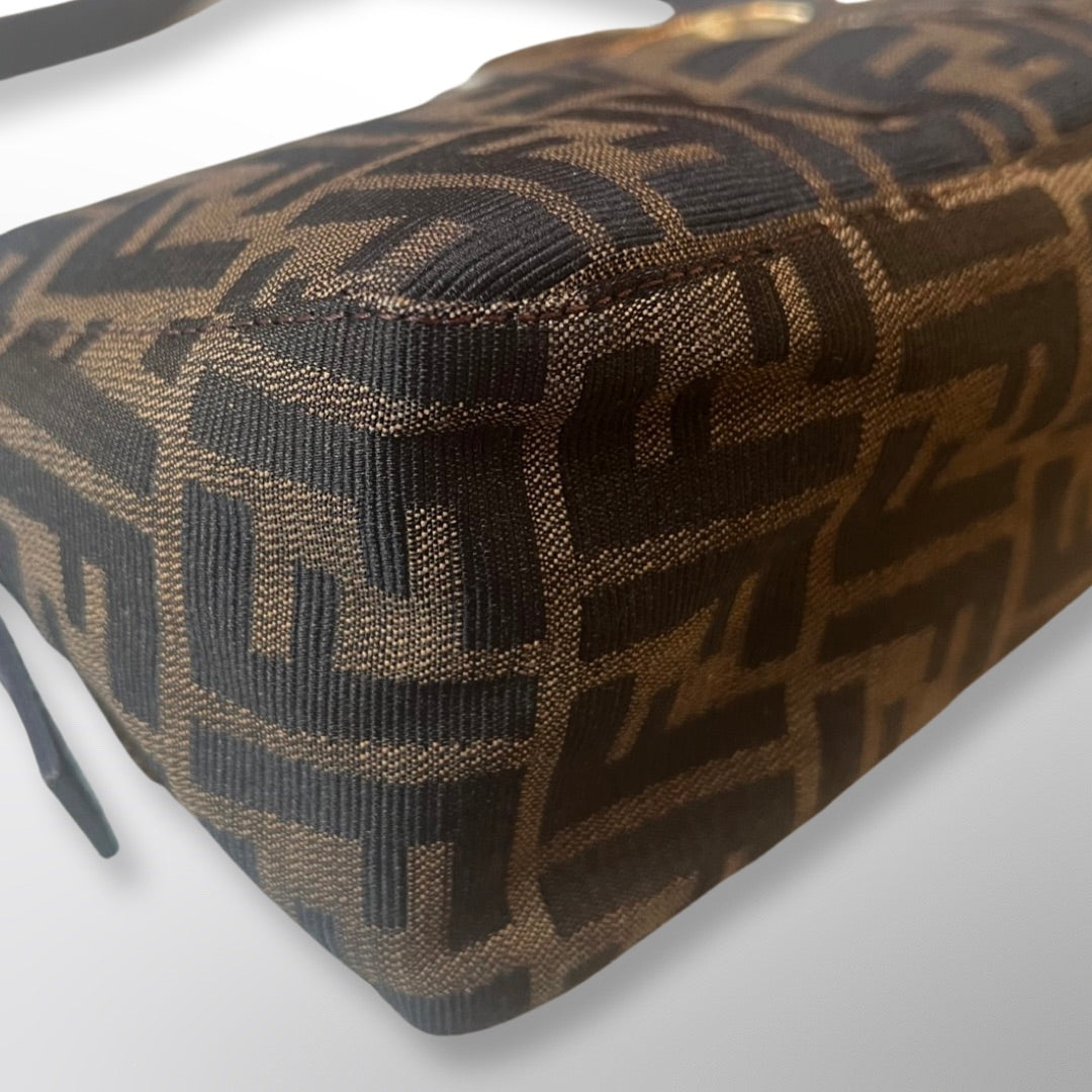 Fendi vintage 2025 zucca shoulder bag