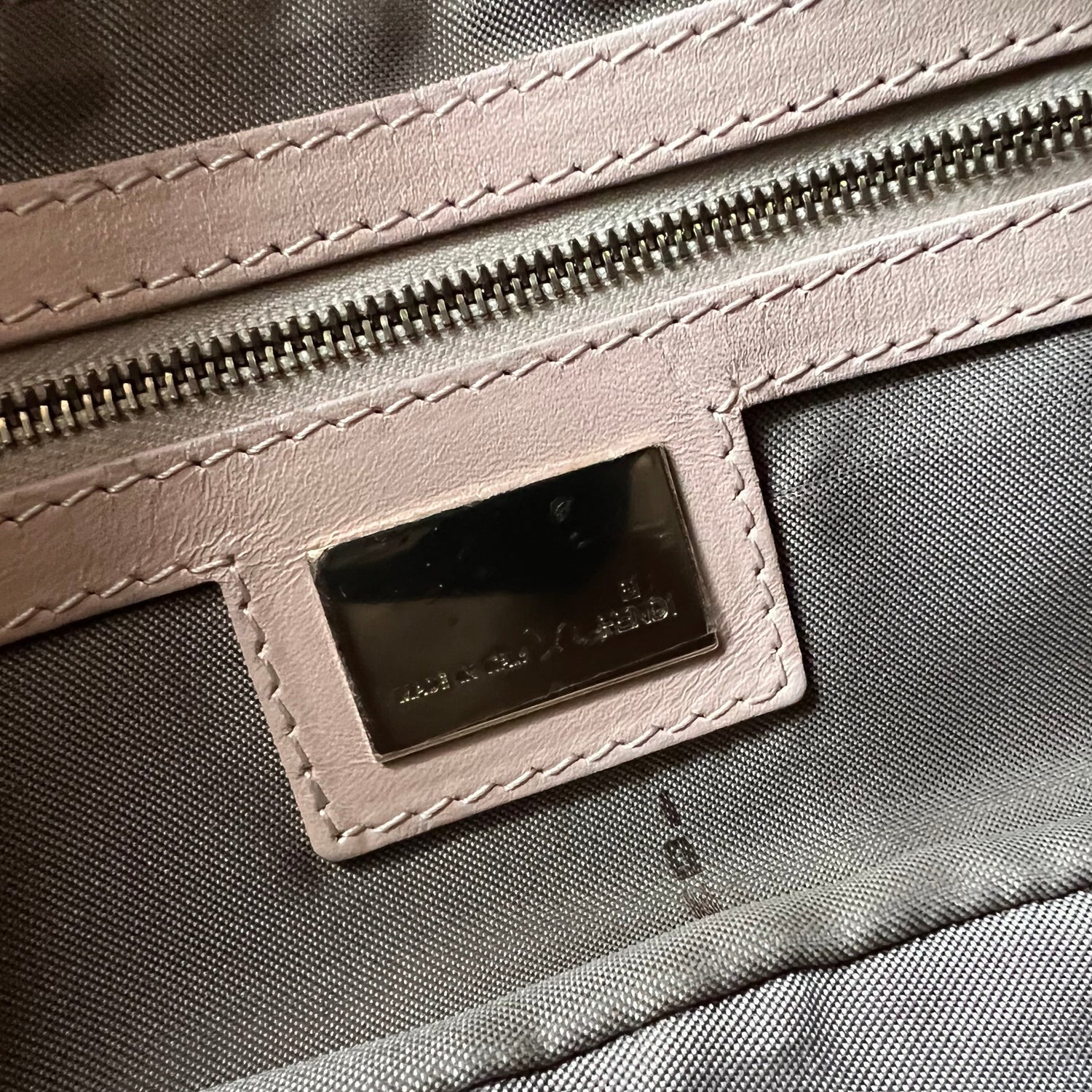 Fendi Zucchino Canvas Pochette – NÍKU VINTAGE