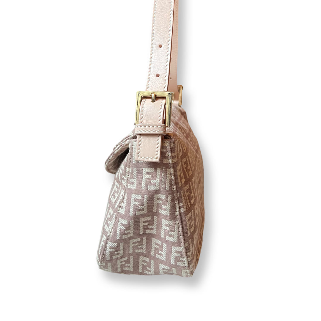 Brown Fendi Crystal Zucchino Handbag – Designer Revival