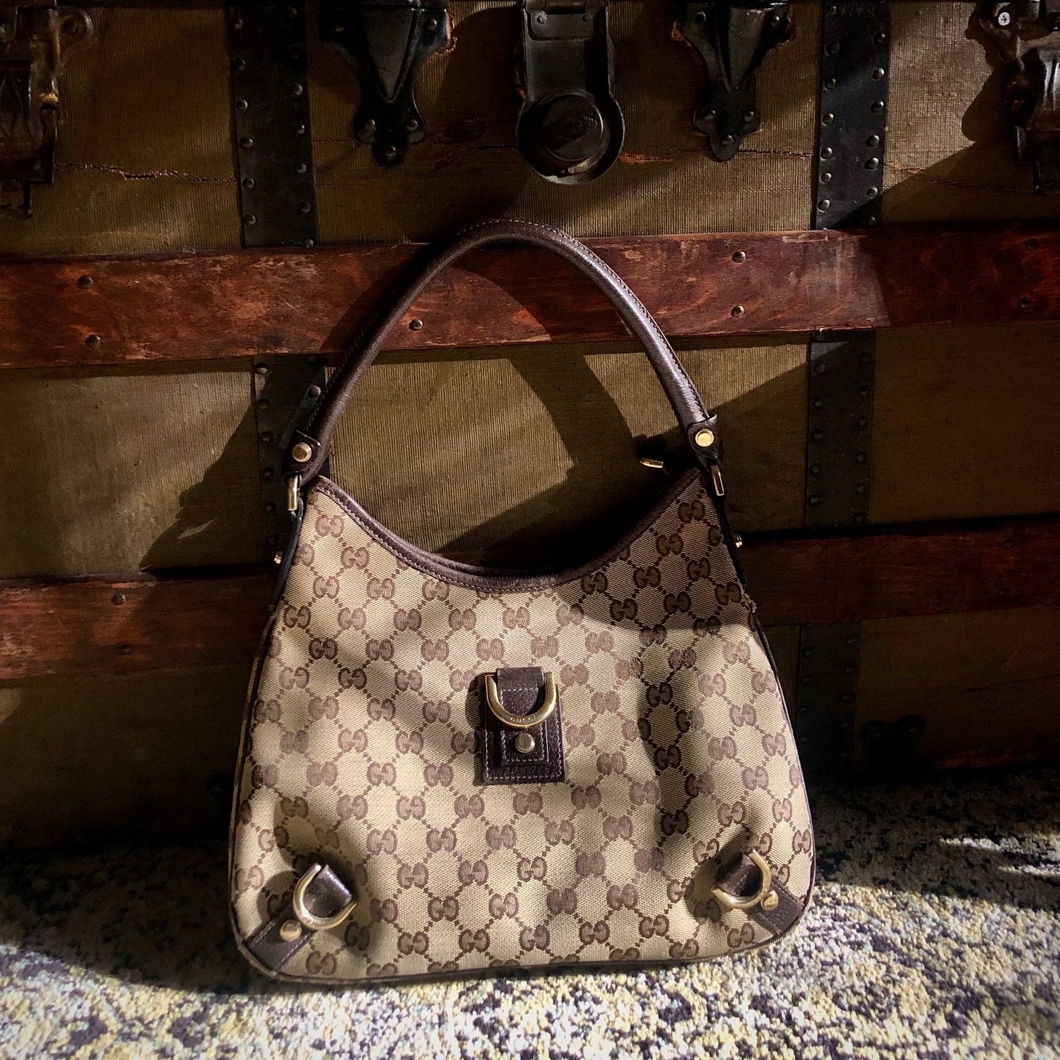 Hobo handbag Gucci Black in Synthetic - 35851311