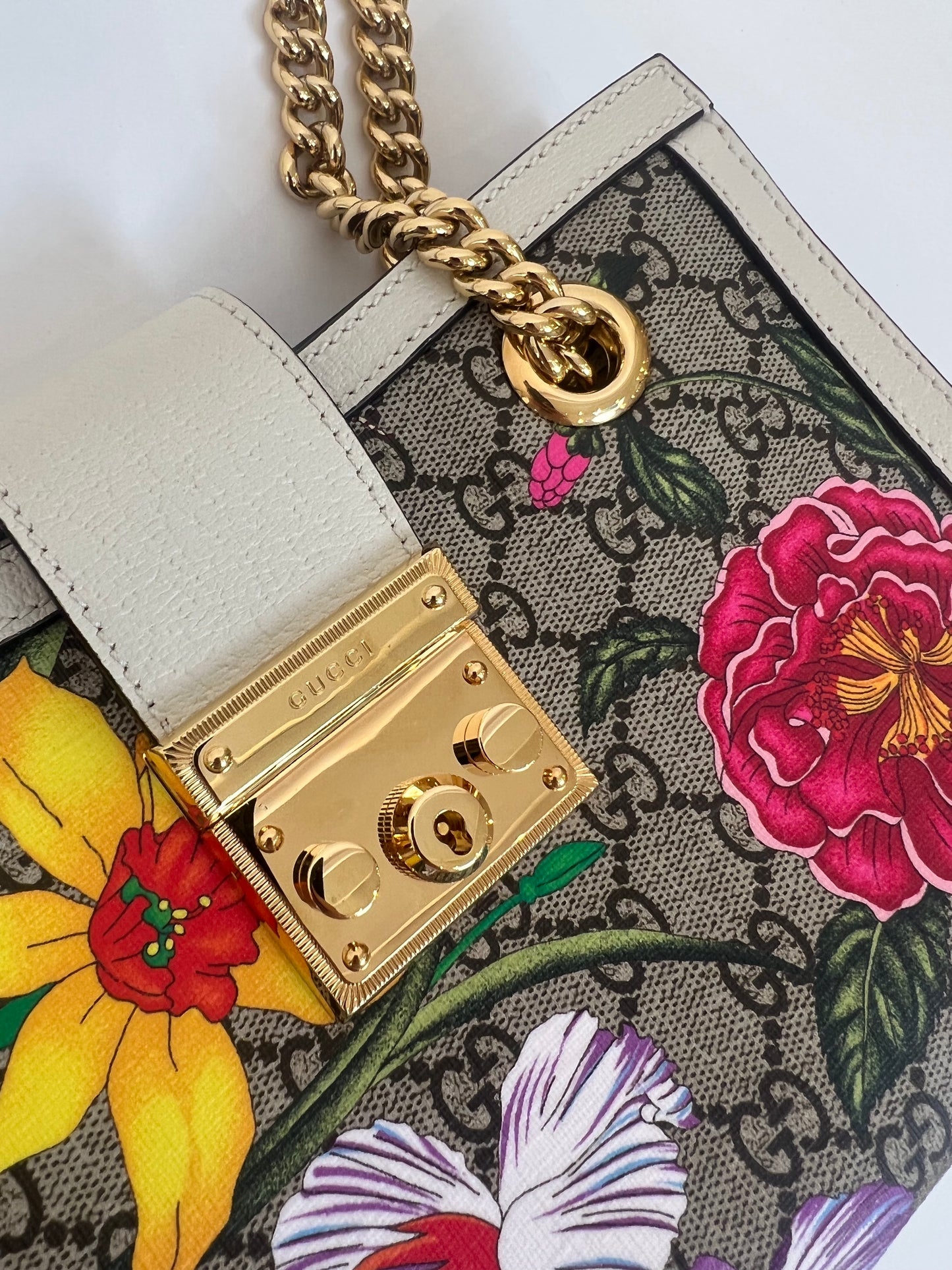 Gucci Flora Padlock Medium