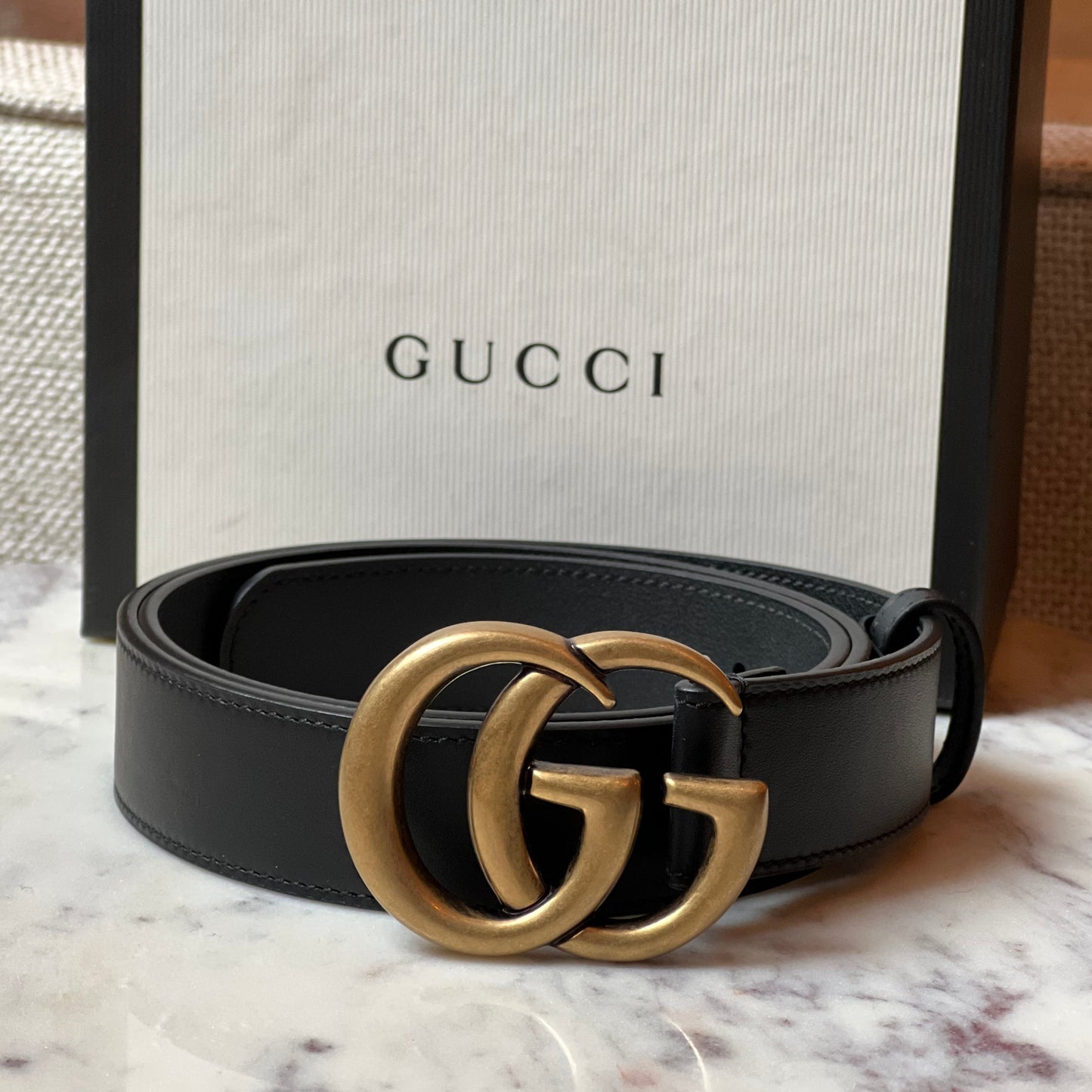 Gucci Calfskin Double G Belt – The Vintage New Yorker