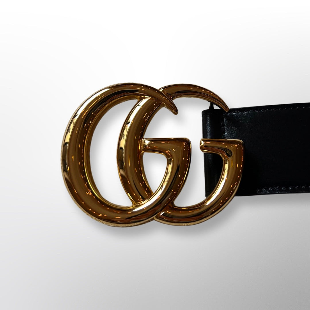 Gucci Marmont Wide Leather Belt