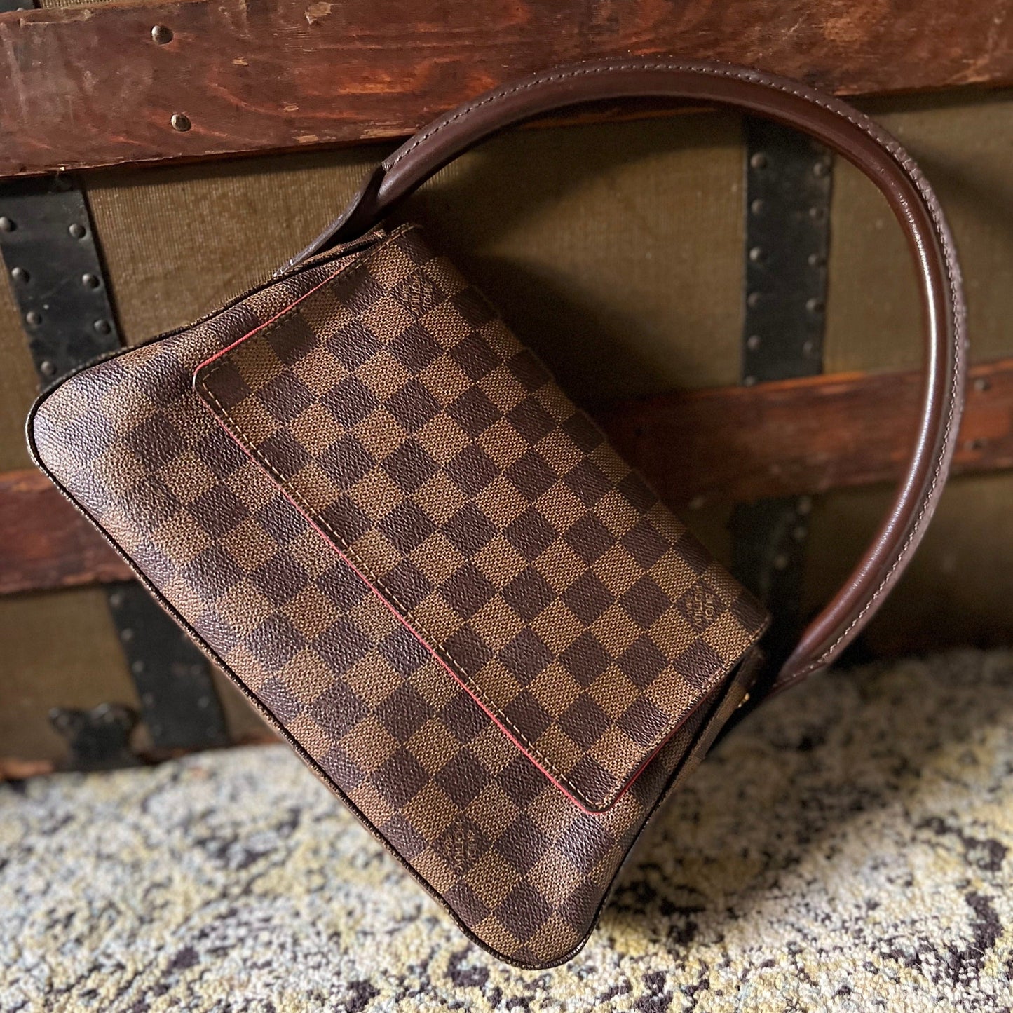 Preowned Louis Vuitton Vintage Monogram Mini Looping Bag  Sabrinas Closet