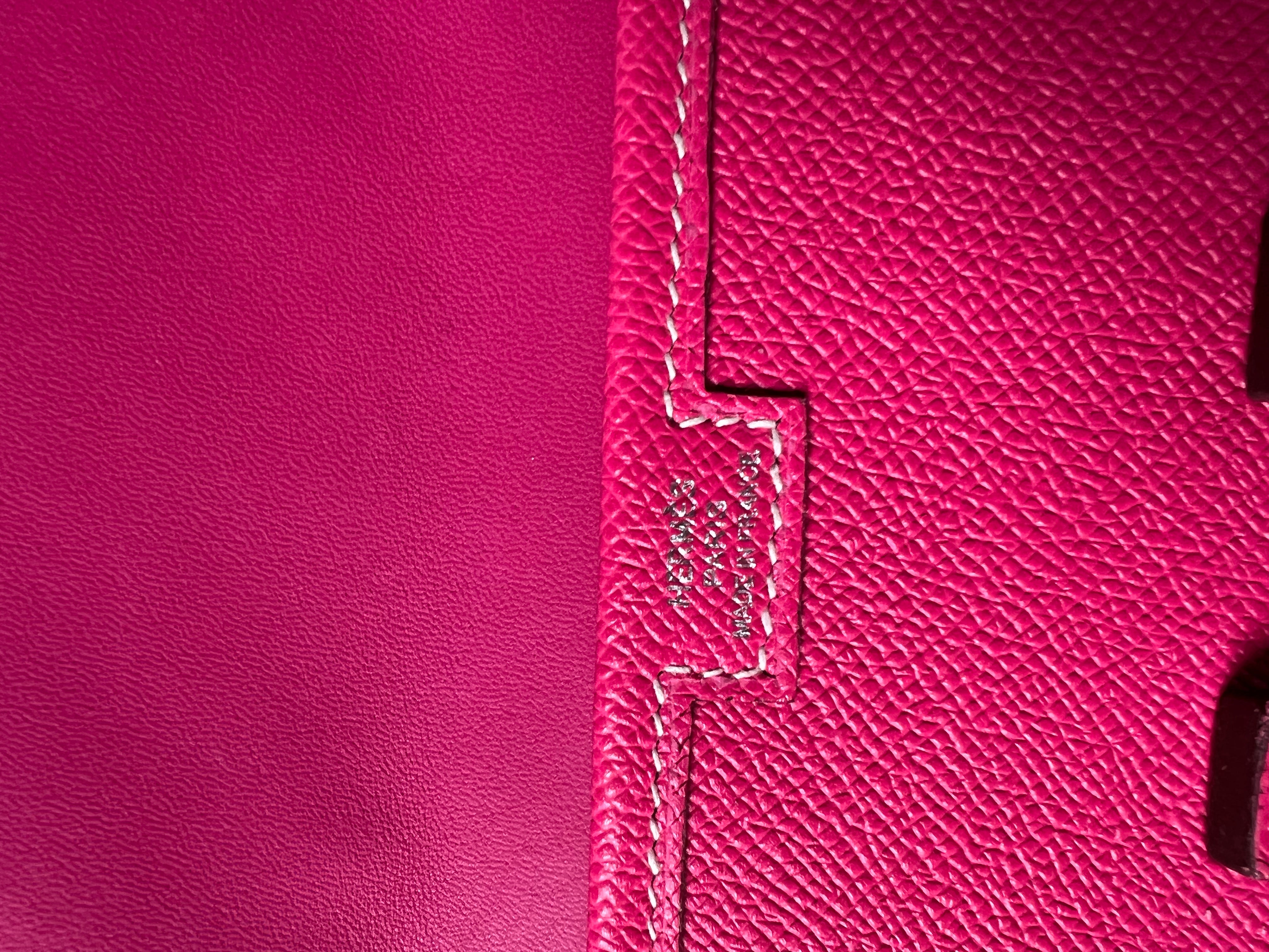Hermes Jige Elan Clutch Epsom Leather