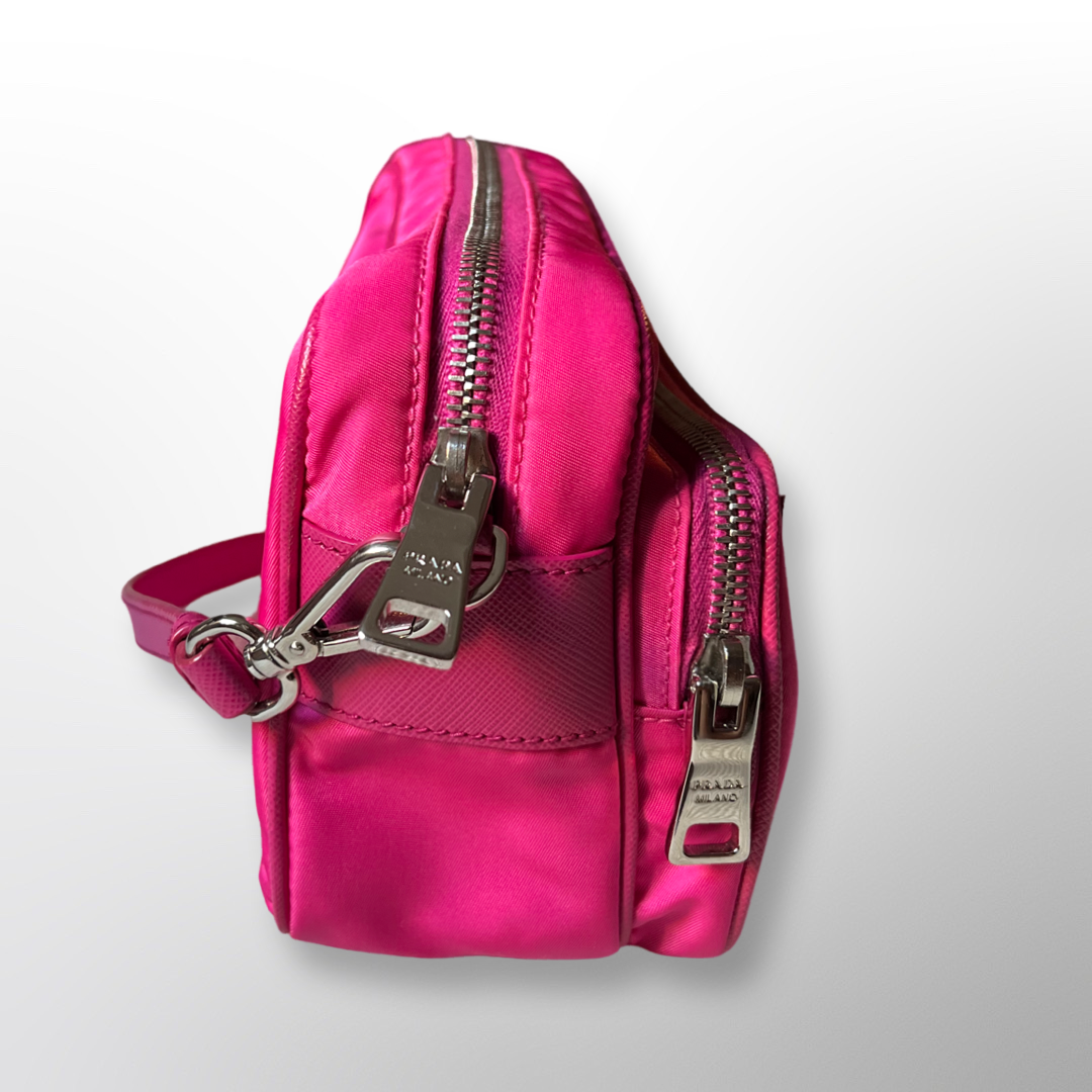 Prada Front Pocket Nylon Camera Bag