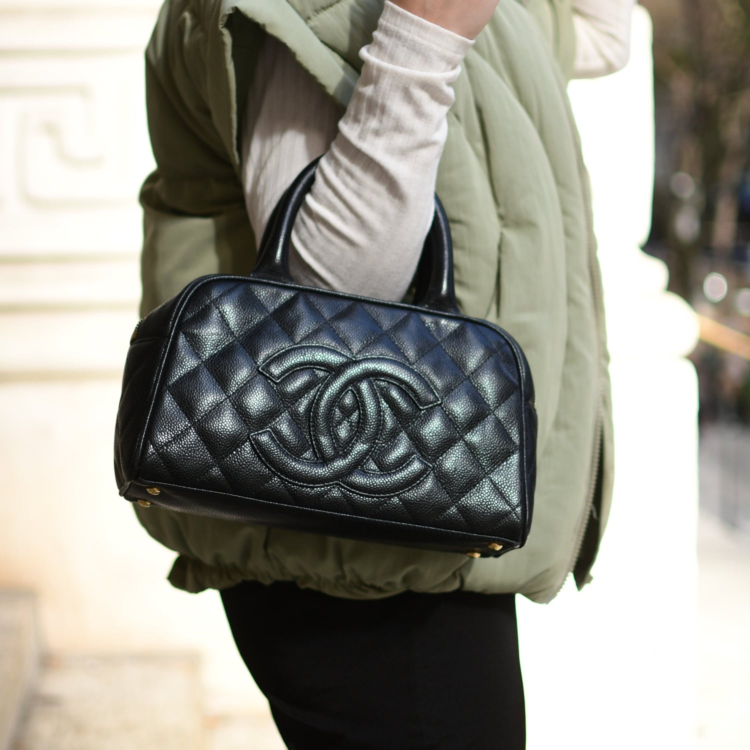 Chanel Vintage Bowler Bag