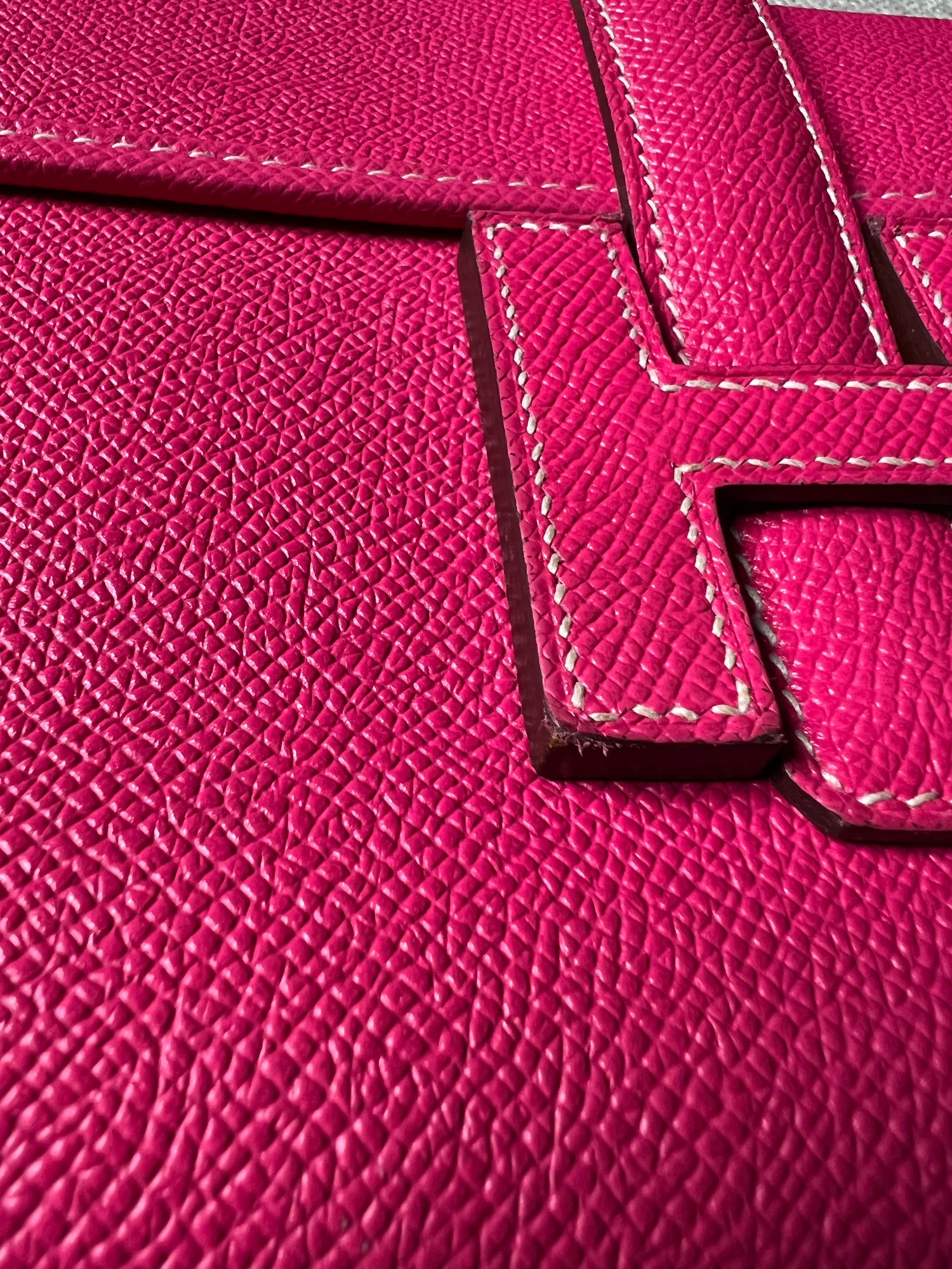 Brand new Hermes Jige Elan Clutch 29 - Rose Pourpre Pink Swift